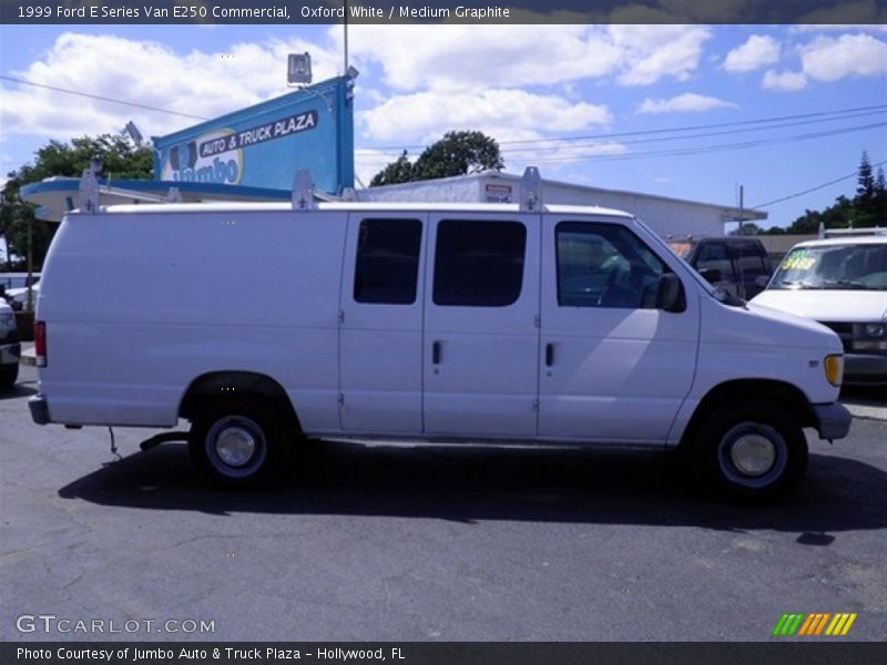 Oxford White / Medium Graphite 1999 Ford E Series Van E250 Commercial