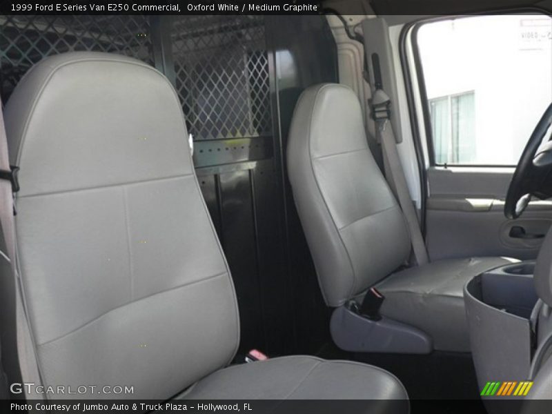 Oxford White / Medium Graphite 1999 Ford E Series Van E250 Commercial
