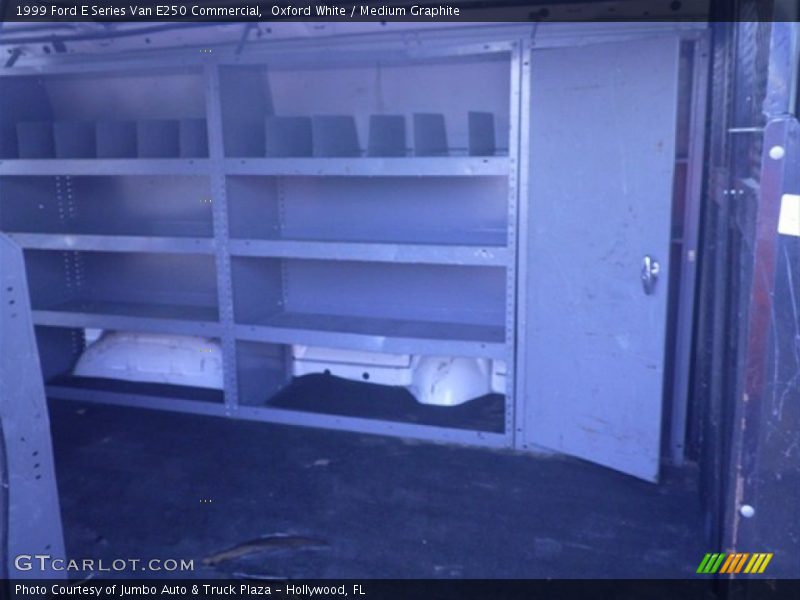 Oxford White / Medium Graphite 1999 Ford E Series Van E250 Commercial