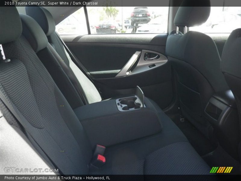 Super White / Dark Charcoal 2010 Toyota Camry SE