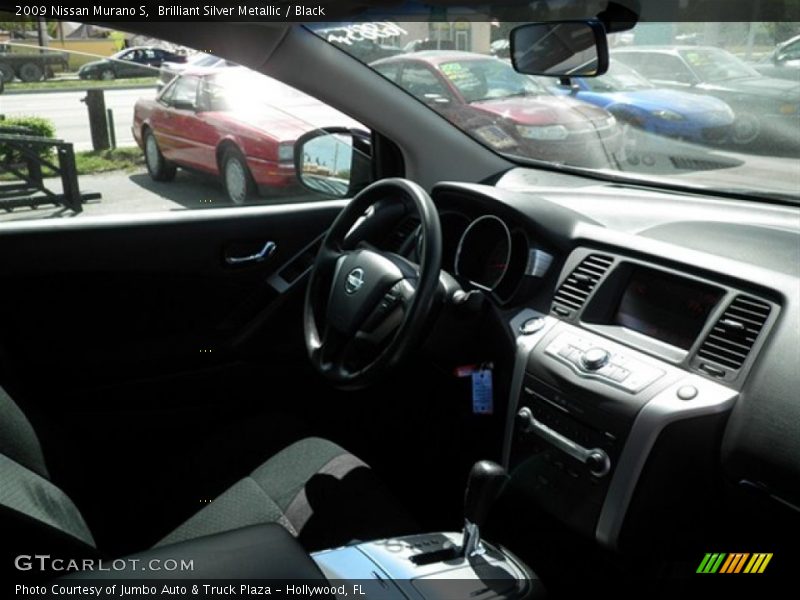 Brilliant Silver Metallic / Black 2009 Nissan Murano S