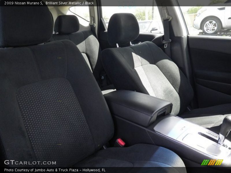 Brilliant Silver Metallic / Black 2009 Nissan Murano S