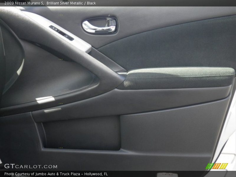 Brilliant Silver Metallic / Black 2009 Nissan Murano S