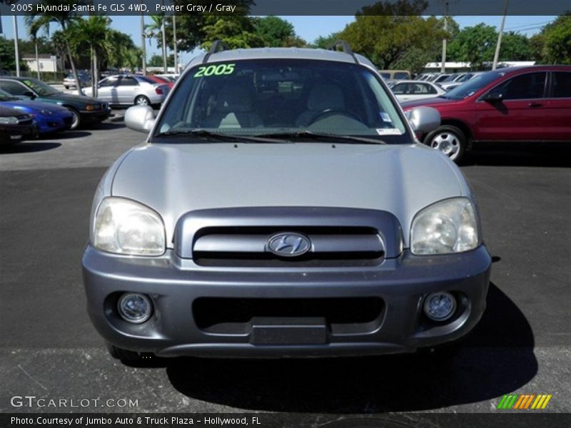 Pewter Gray / Gray 2005 Hyundai Santa Fe GLS 4WD