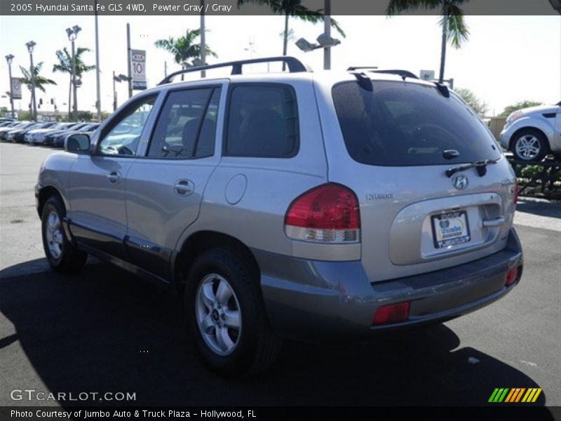 Pewter Gray / Gray 2005 Hyundai Santa Fe GLS 4WD