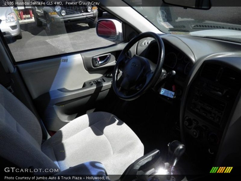 Pewter Gray / Gray 2005 Hyundai Santa Fe GLS 4WD
