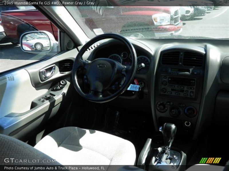 Pewter Gray / Gray 2005 Hyundai Santa Fe GLS 4WD