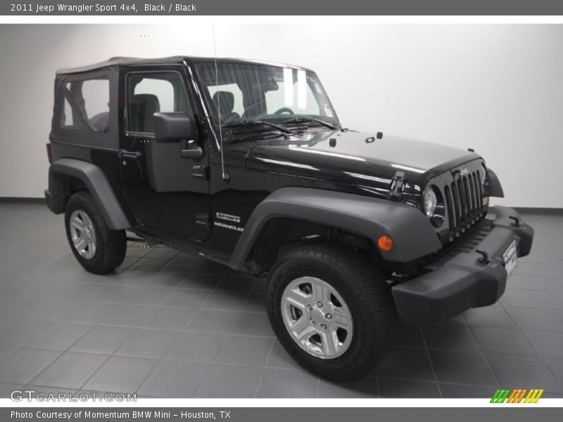 Black / Black 2011 Jeep Wrangler Sport 4x4