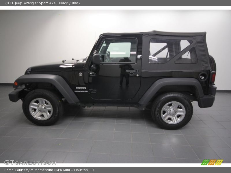 Black / Black 2011 Jeep Wrangler Sport 4x4