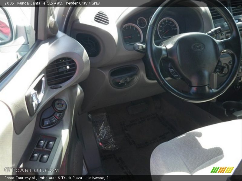 Pewter Gray / Gray 2005 Hyundai Santa Fe GLS 4WD
