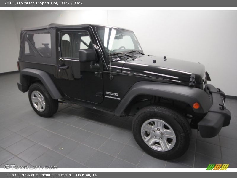 Black / Black 2011 Jeep Wrangler Sport 4x4