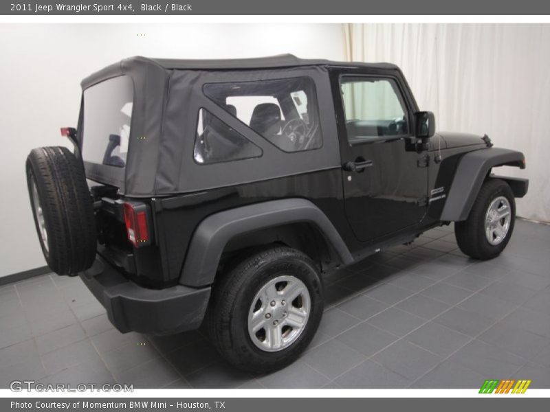 Black / Black 2011 Jeep Wrangler Sport 4x4