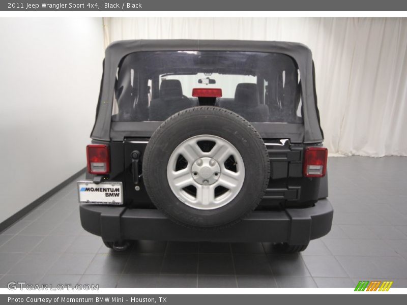 Black / Black 2011 Jeep Wrangler Sport 4x4