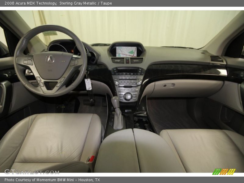 Sterling Gray Metallic / Taupe 2008 Acura MDX Technology