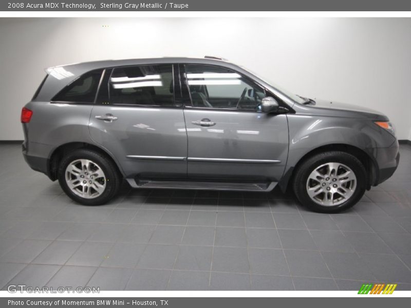 Sterling Gray Metallic / Taupe 2008 Acura MDX Technology