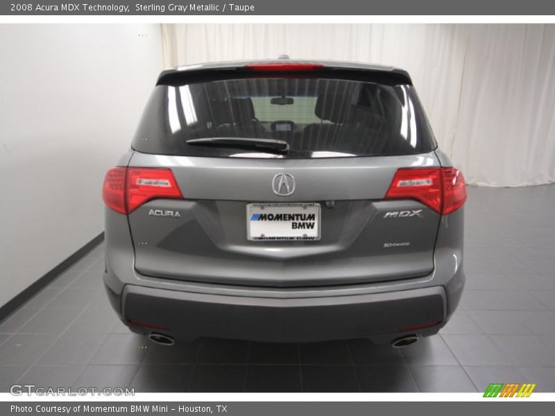 Sterling Gray Metallic / Taupe 2008 Acura MDX Technology