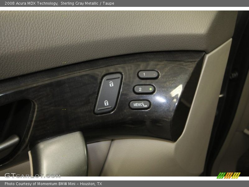 Sterling Gray Metallic / Taupe 2008 Acura MDX Technology