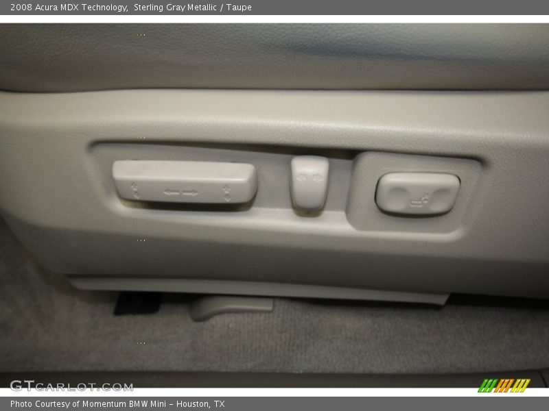 Sterling Gray Metallic / Taupe 2008 Acura MDX Technology
