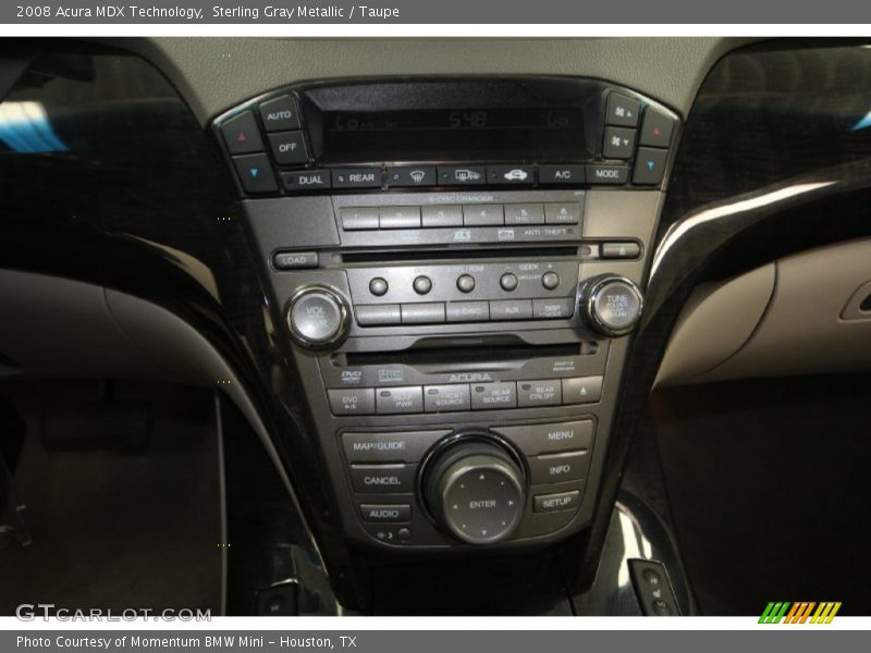 Sterling Gray Metallic / Taupe 2008 Acura MDX Technology
