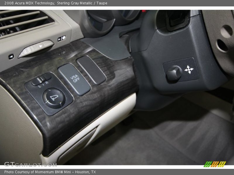 Sterling Gray Metallic / Taupe 2008 Acura MDX Technology