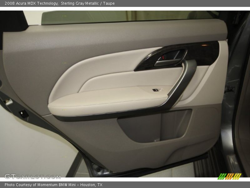 Sterling Gray Metallic / Taupe 2008 Acura MDX Technology