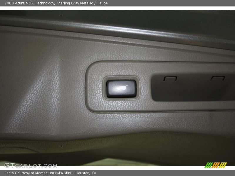 Sterling Gray Metallic / Taupe 2008 Acura MDX Technology