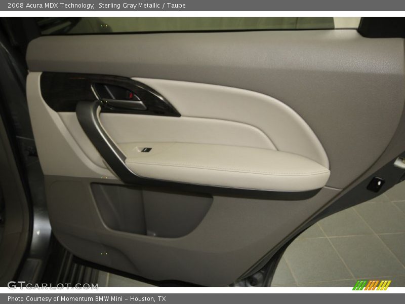 Sterling Gray Metallic / Taupe 2008 Acura MDX Technology