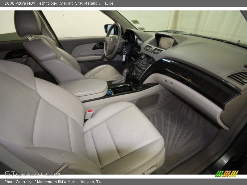 Sterling Gray Metallic / Taupe 2008 Acura MDX Technology