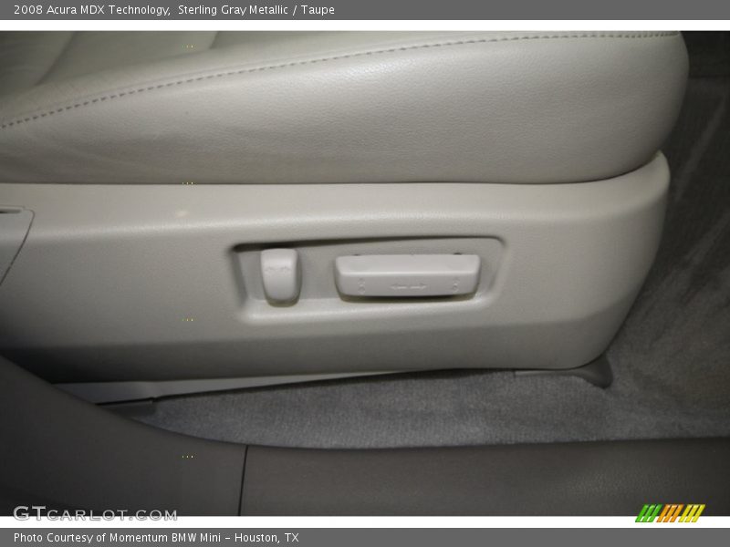 Sterling Gray Metallic / Taupe 2008 Acura MDX Technology