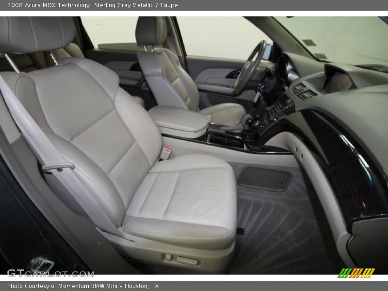 Sterling Gray Metallic / Taupe 2008 Acura MDX Technology