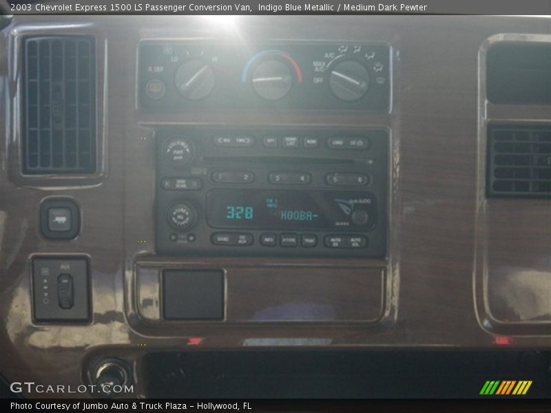 Indigo Blue Metallic / Medium Dark Pewter 2003 Chevrolet Express 1500 LS Passenger Conversion Van