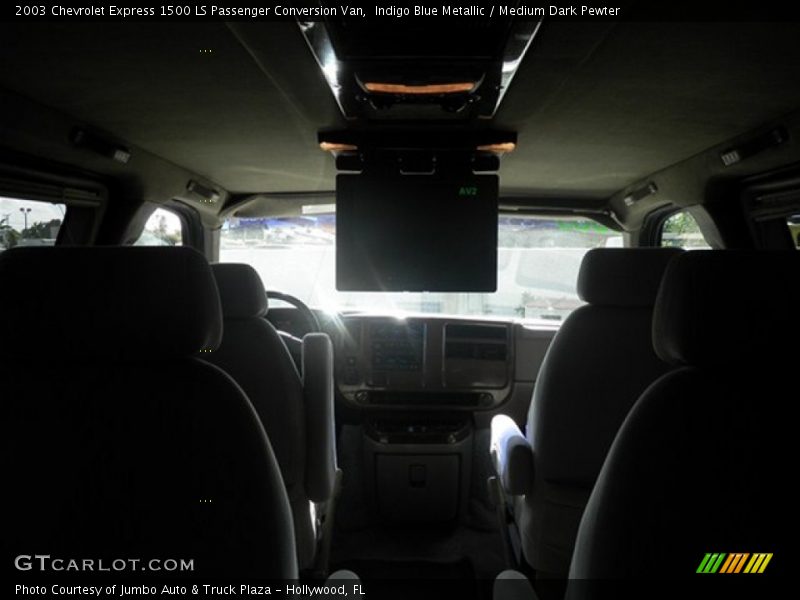 Indigo Blue Metallic / Medium Dark Pewter 2003 Chevrolet Express 1500 LS Passenger Conversion Van