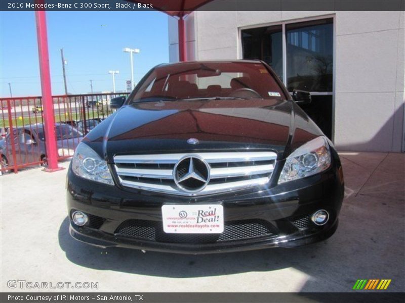 Black / Black 2010 Mercedes-Benz C 300 Sport
