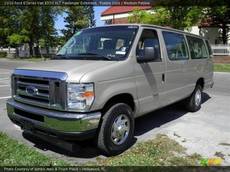 Pueblo Gold / Medium Pebble 2010 Ford E Series Van E350 XLT Passenger Extended