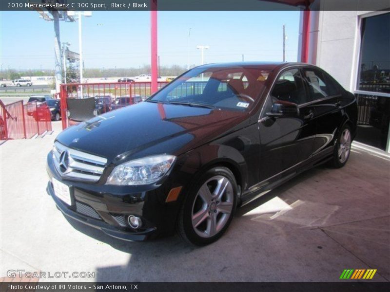 Black / Black 2010 Mercedes-Benz C 300 Sport
