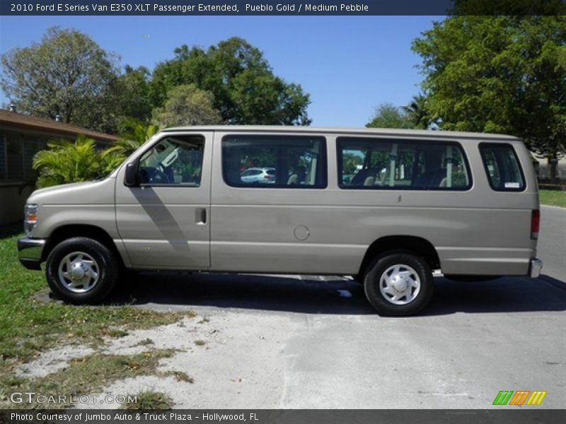 Pueblo Gold / Medium Pebble 2010 Ford E Series Van E350 XLT Passenger Extended