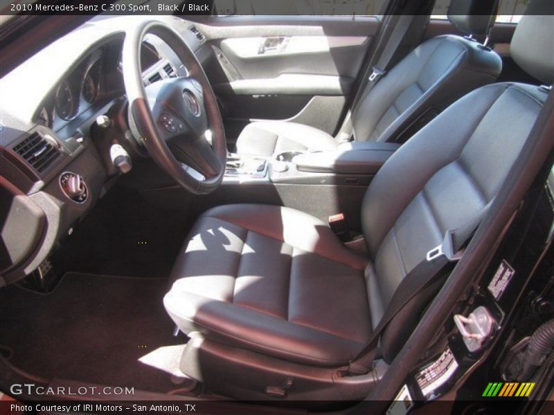 Black / Black 2010 Mercedes-Benz C 300 Sport