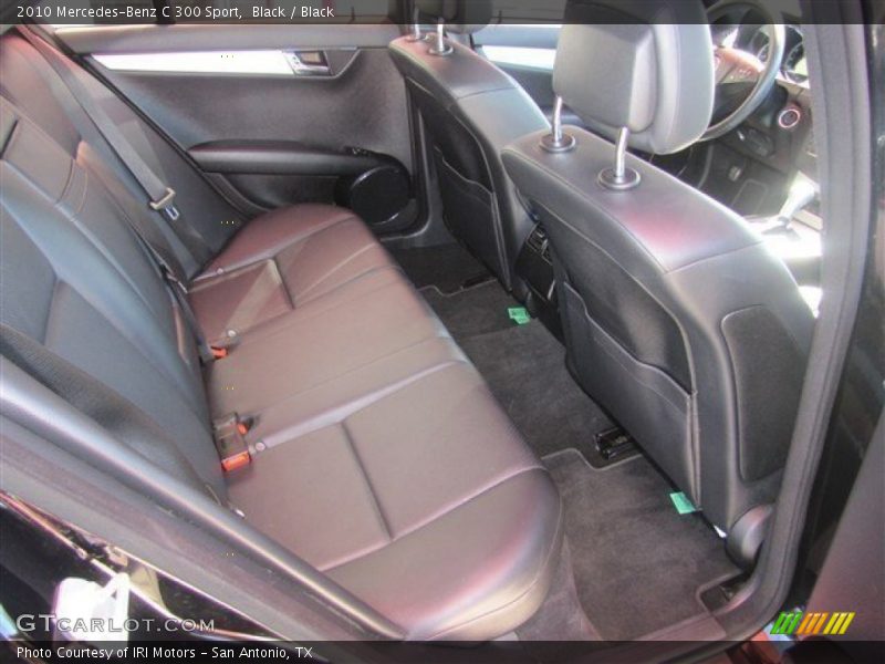 Black / Black 2010 Mercedes-Benz C 300 Sport