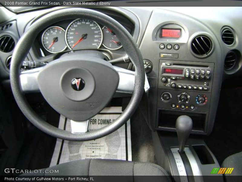 Dark Slate Metallic / Ebony 2008 Pontiac Grand Prix Sedan