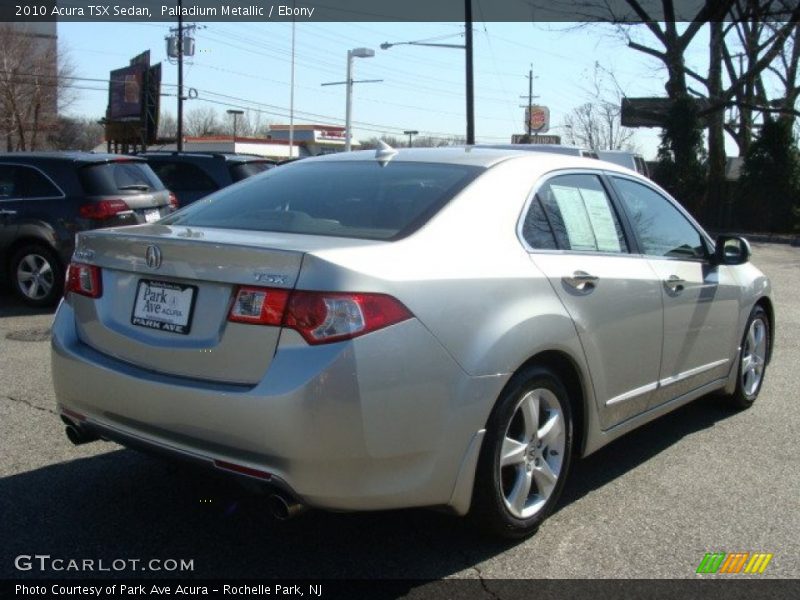 Palladium Metallic / Ebony 2010 Acura TSX Sedan