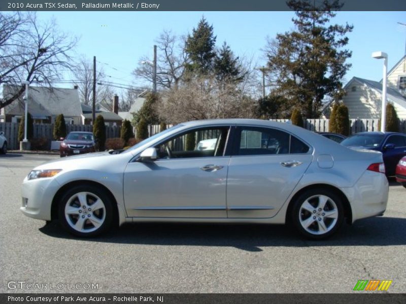 Palladium Metallic / Ebony 2010 Acura TSX Sedan