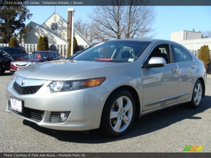 Palladium Metallic / Ebony 2010 Acura TSX Sedan
