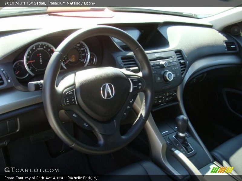 Palladium Metallic / Ebony 2010 Acura TSX Sedan