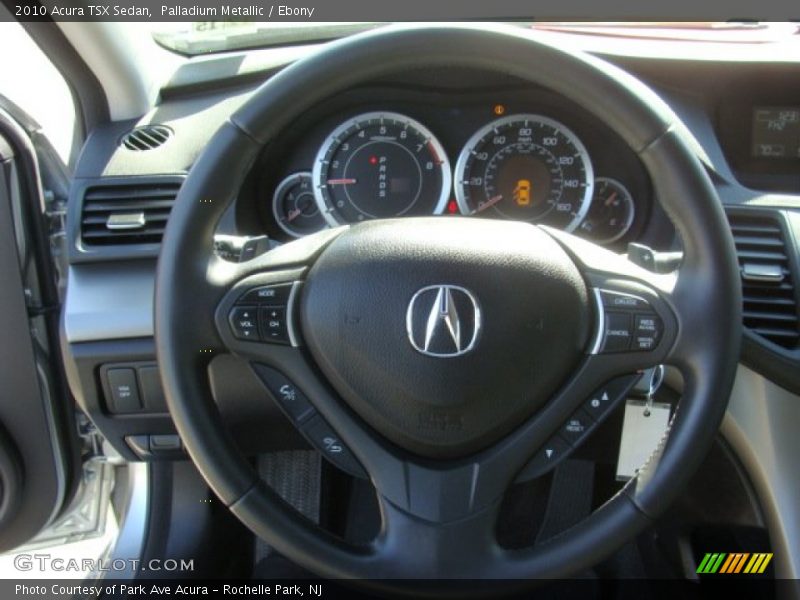 Palladium Metallic / Ebony 2010 Acura TSX Sedan