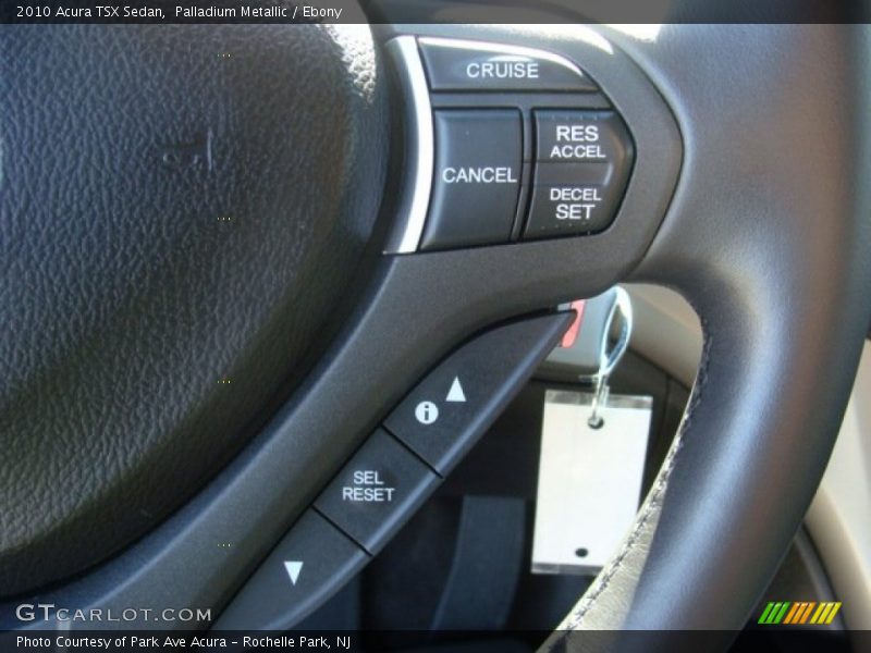 Palladium Metallic / Ebony 2010 Acura TSX Sedan