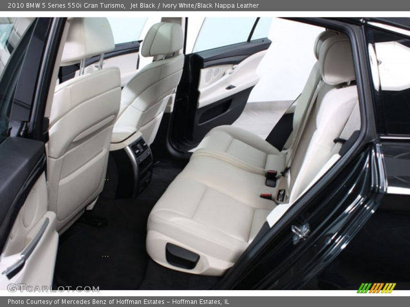 Rear Seat of 2010 5 Series 550i Gran Turismo