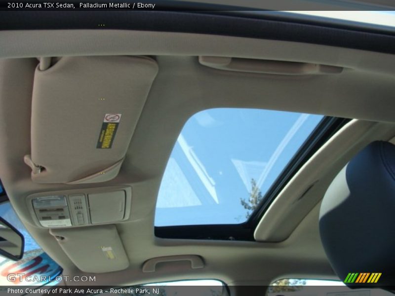 Palladium Metallic / Ebony 2010 Acura TSX Sedan