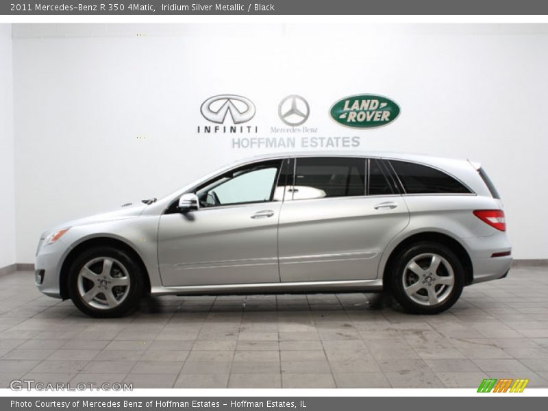 Iridium Silver Metallic / Black 2011 Mercedes-Benz R 350 4Matic