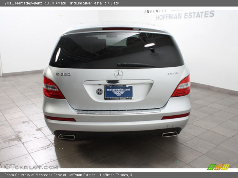 Iridium Silver Metallic / Black 2011 Mercedes-Benz R 350 4Matic