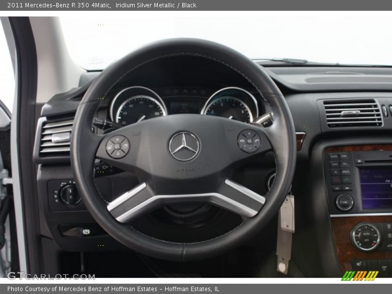Iridium Silver Metallic / Black 2011 Mercedes-Benz R 350 4Matic